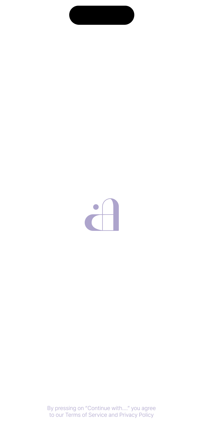 Plink sign-in screen